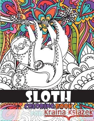 Sloth Coloring Book for Adults V Bates 9784684893752 V. Bates - książka