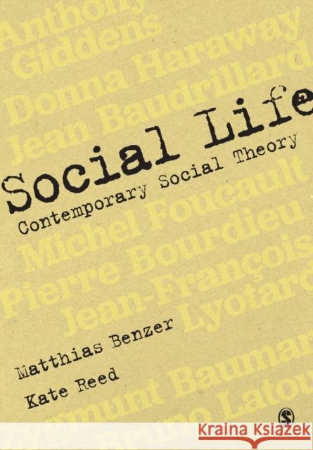 Social Life Benzer, Matthias 9781473907843 SAGE Publications Ltd - książka