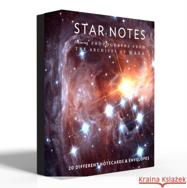 Star Notes: 20 Different Notecards and Envelopes NASA 9781797225111 Chronicle Books - książka