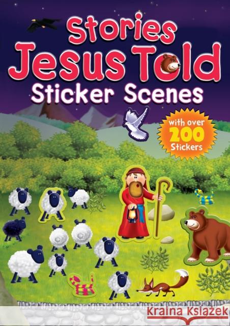 Stories Jesus Told Sticker Scenes Juliet David 9781859859476  - książka