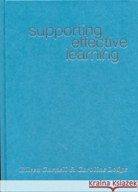 Supporting Effective Learning Eileen Carnell Caroline M. Lodge Caroline Lodge 9780761970460 Sage Publications - książka