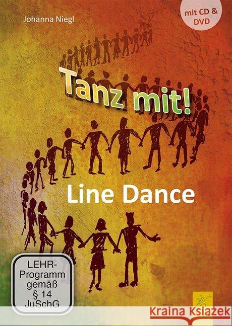 Tanz mit! - Line Dance, 1 Audio-CD + 1 DVD + Buch : 16 leichte Line Dances auch für wenig geübte Tänzer und Tänzerinnen - CD und DVD mit Tanzbeschreibungen im Set  9783872267412 Fidula - książka
