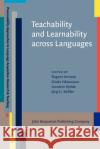 Teachability and Learnability across Languages  9789027203120 John Benjamins Publishing Co