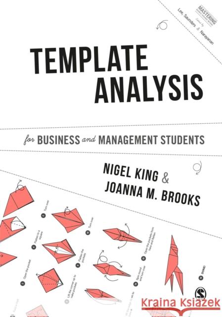Template Analysis for Business and Management Students Nigel King Joanna Brooks 9781473911567 Sage Publications (CA) - książka