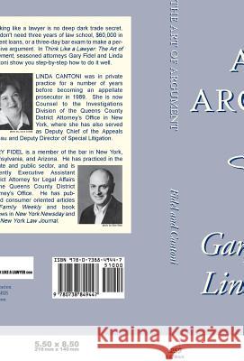 The Art of Argument Gary Fidel Linda Cantoni 9780738849430 Xlibris Corporation - książka