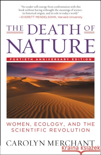 The Death of Nature Carolyn Nerchant 9780062505958 HarperCollins Publishers Inc - książka