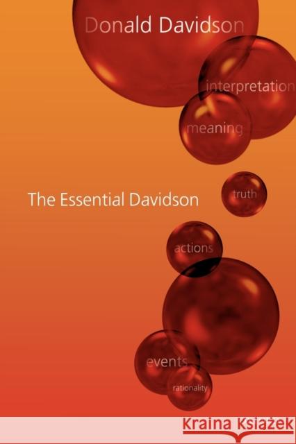 The Essential Davidson Donald Davidson 9780199288861  - książka