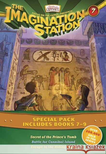 The Imagination Station Special Pack, Books 7-9: Secret of the Prince's Tomb/Battle for Cannibal Island/Escape to the Hiding Place Wayne Thomas Batson Marianne Hering Marshal Younger 9781589977310 Not Avail - książka