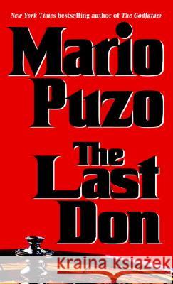 The Last Don Mario Puzo 9780345412218 Ballantine Books - książka
