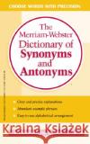 The Merriam-Webster Dictionary of Synonyms and Antonyms Merriam-Webster 9780877799061 Merriam Webster,U.S.