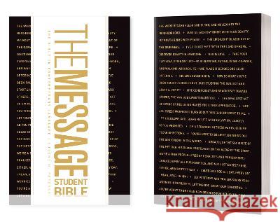 The Message Student Bible (Softcover) Eugene H. Peterson 9781641587969 NavPress Publishing Group - książka