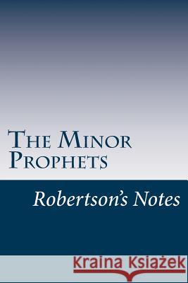The Minor Prophets John Robertson 9781502829986 Createspace - książka