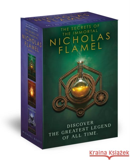 The Secrets of the Immortal Nicholas Flamel Boxed Set (3-Book) Scott, Michael 9780375873119 Delacorte Press Books for Young Readers - książka