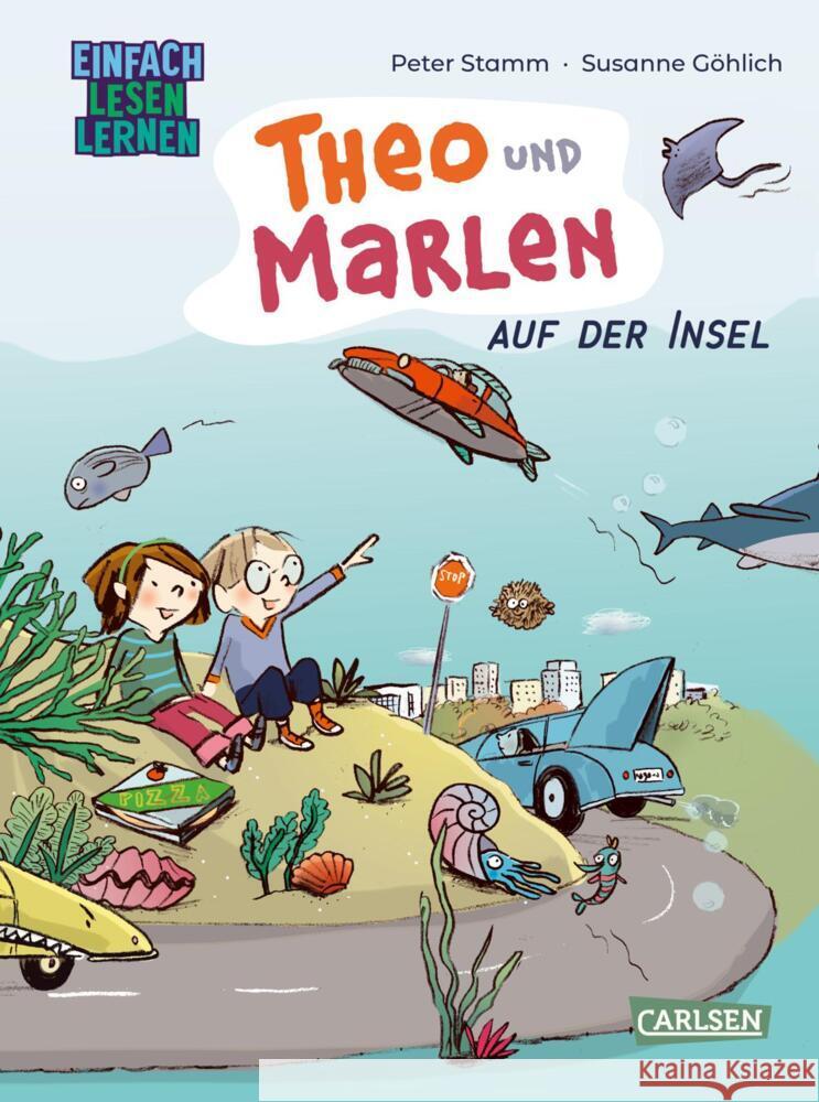 Theo und Marlen auf der Insel Stamm, Peter 9783551690333 Carlsen - książka