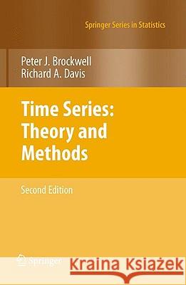 Time Series: Theory and Methods Peter J. Brockwell Richard A. Davis 9781441903198 Springer - książka