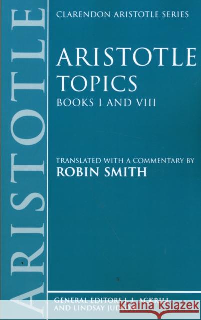 Topics Books I & VIII: With Excerpts from Related Texts Aristotle 9780198239420  - książka