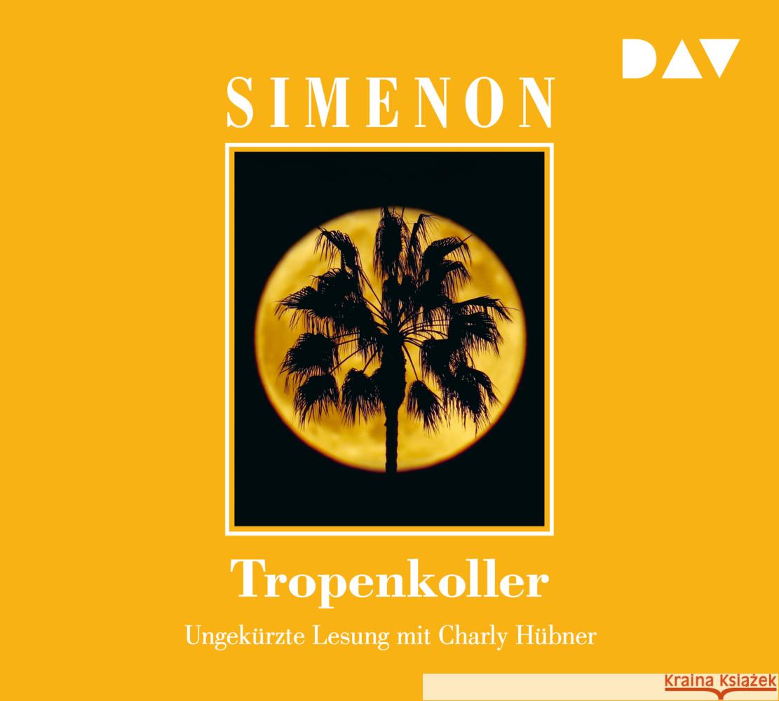 Tropenkoller, 4 Audio-CD Simenon, Georges 9783742417596 Der Audio Verlag, DAV - książka