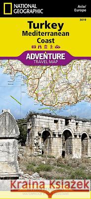 Turkey: Mediterranean Coast Map National Geographic Maps 9781566956123 Not Avail - książka