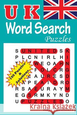 UK Word Search Puzzles Rays Publishers 9781506146881 Createspace - książka