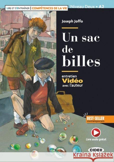 Un sac de billes : Französische Lektüre. Niveau A2. Audio-Buch + App Joffo, Joseph 9783125003057 Cideb Editrice - książka