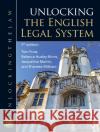 Unlocking the English Legal System Tom Frost Rebecca Huxley-Binns Jacqueline Martin 9781032204574 Taylor & Francis Ltd