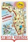 Vintage Journal Map of Florida Attractions Found Image Press   9781669519799 Found Image Press