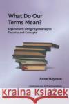 What Do Our Terms Mean?: Explorations Using Psychoanalytic Theories and Concepts Anne Hayman   9780367329679 Routledge