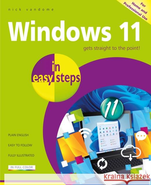 Windows 11 in easy steps Nick Vandome 9781840789478 In Easy Steps Limited - książka