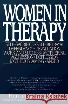 Women in Therapy Harriet Goldhor Lerner 9780060972288 Harper Perennial - książka