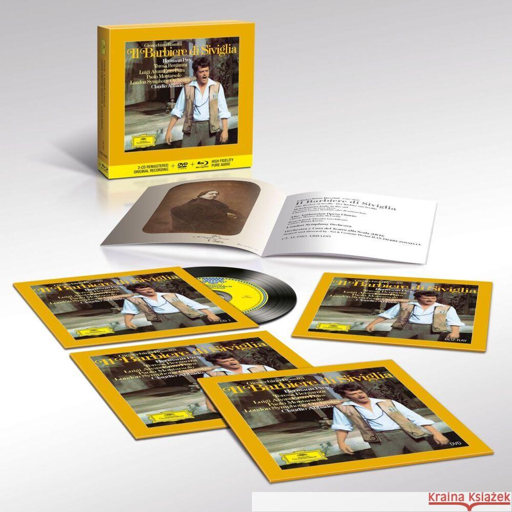 Il Barbiere Di Siviglia, 4 Audio-CD + 1 Blu-ray Audio-Disc Rossini, Gioachino 0028948639625