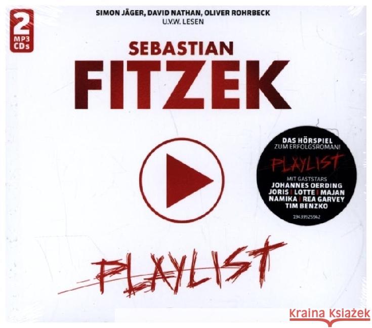 Playlist, 2 Audio-CD-ROM Fitzek, Sebastian 0194399259429 Sony Music Entertainment