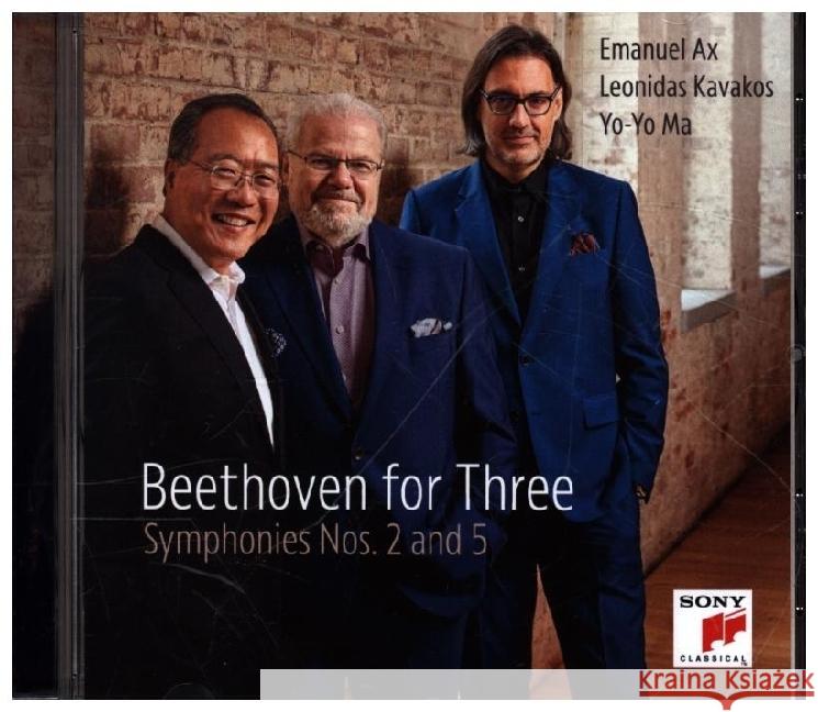 Beethoven for Three: Symphonies Nos. 2 and 5, 1 Audio-CD Beethoven, Ludwig van 0194399401422 Sony Classical