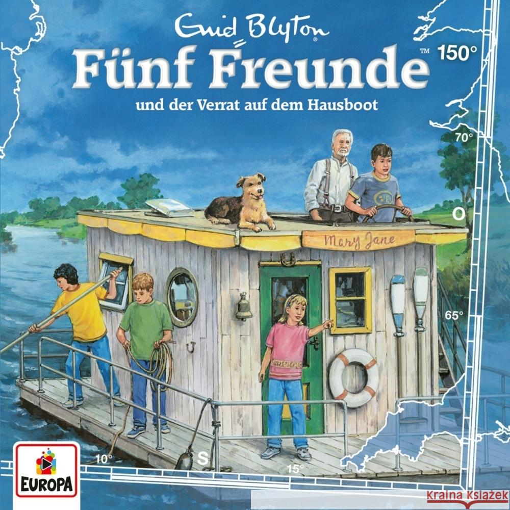 Fünf Freunde - Folge 150: und der Verrat auf dem Hausboot, 2 CD Longplay Blyton, Enid 0196587104924 Miller Sonstiges Wortprogramm