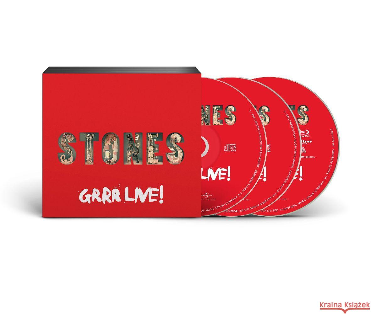 GRRR Live! Live At Newark, 2 Audio-CD + 1 Blu-ray The Rolling Stones 0602448148360