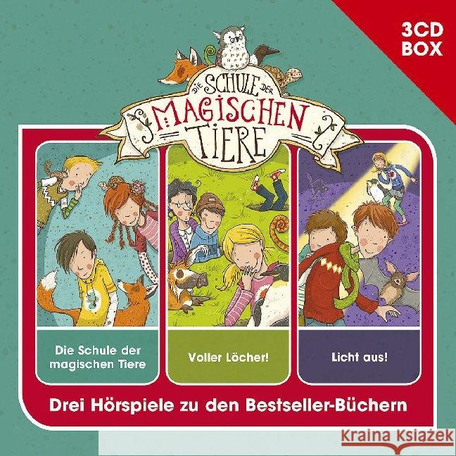 Die Schule der magischen Tiere - 3-CD Hörspielbox Vol. 1. Vol.1, 3 Audio-CDs Auer, Margit 0602577655081