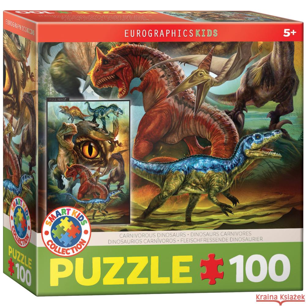 Carnivorous Dinosaurs 100-Piece Puzzle Eurographics 0628136103596