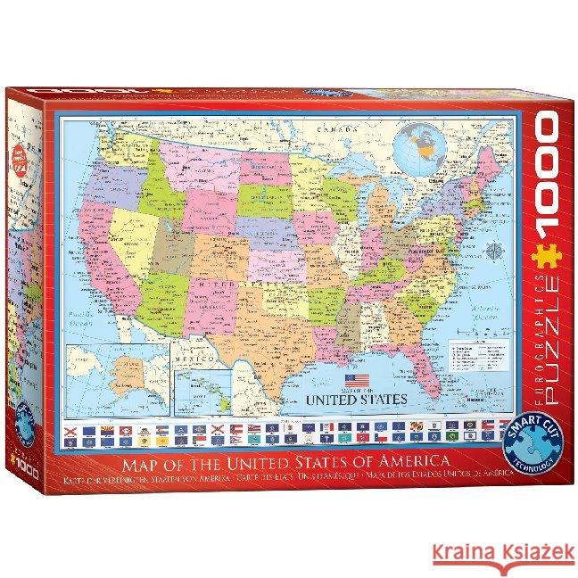 Map of the USA Eurographics 0628136607889