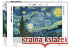 Puzzle 1000 Gwiaździsta noc, Vincent van Gogh Eurographics 0628136612043