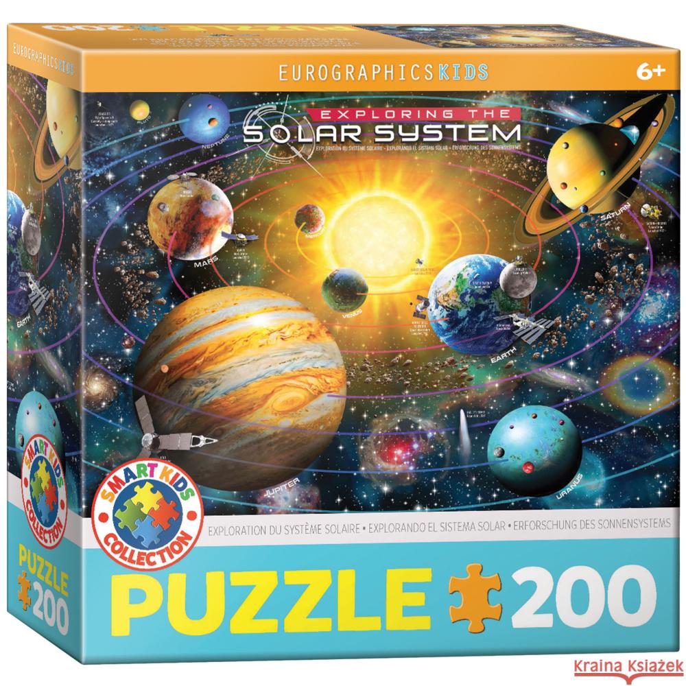 Exploring the Solar System 200-Piece Puzzle Eurographics 0628136654869