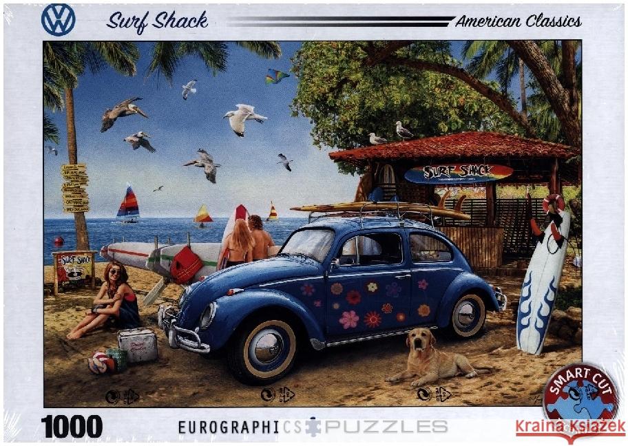 VW Surf Shack 1000pc Eurographics 0628136656832