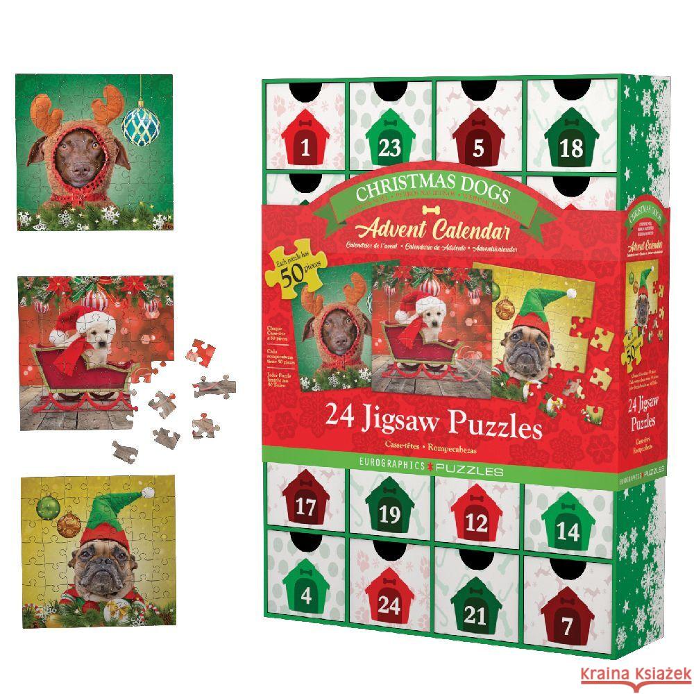 Christmas Dogs Advent Calendar Eurographics 0628136657389