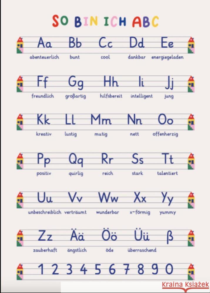 Poster So bin ich ABC - 50x70 Kämpf, Nina 0732821056507