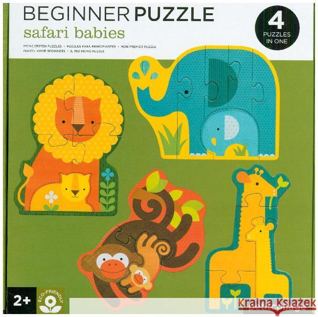 Safari Babies Beginner Puzzle Petit Collage 0736313545173