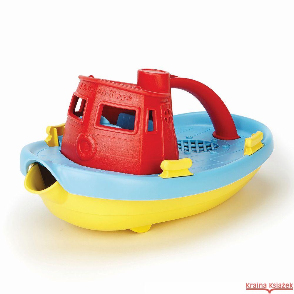 Tug Boat Red Green Toys 0793573680877 Greentoys