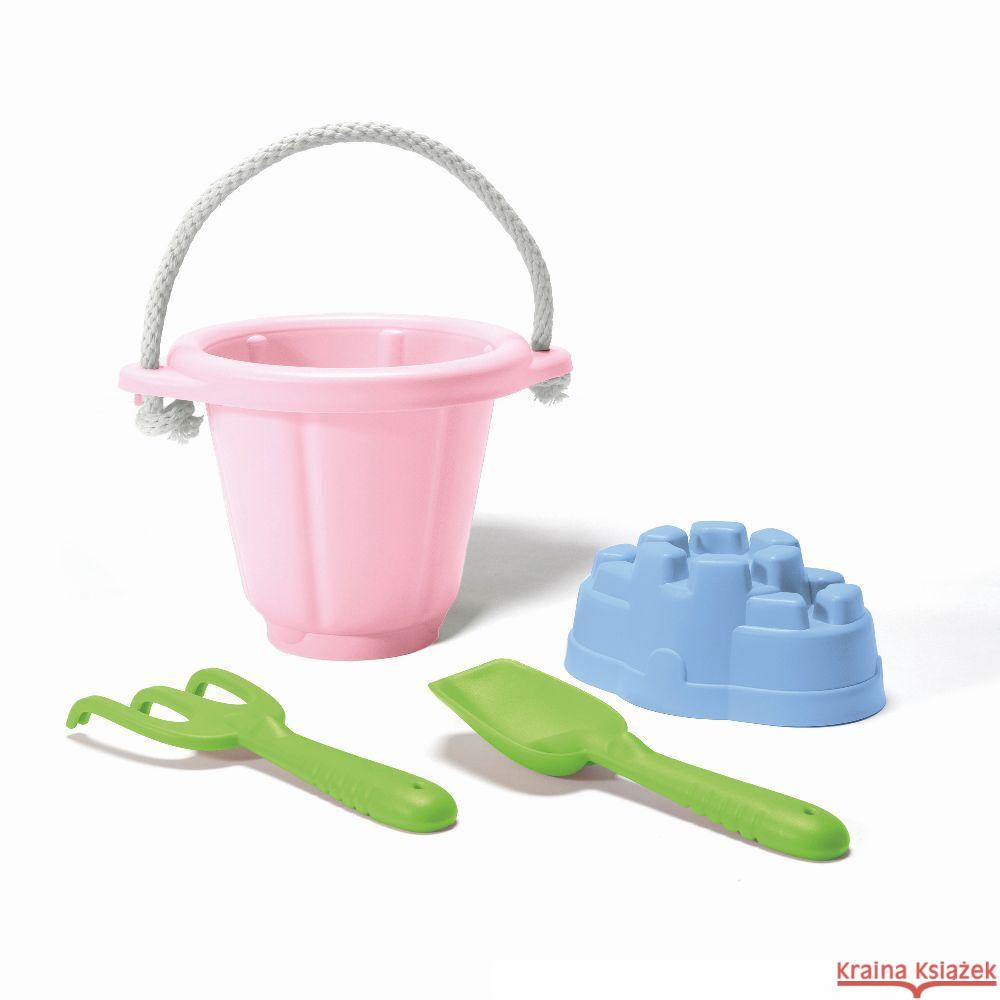 Sand Play Set - Pink Green Toys 0816409010232