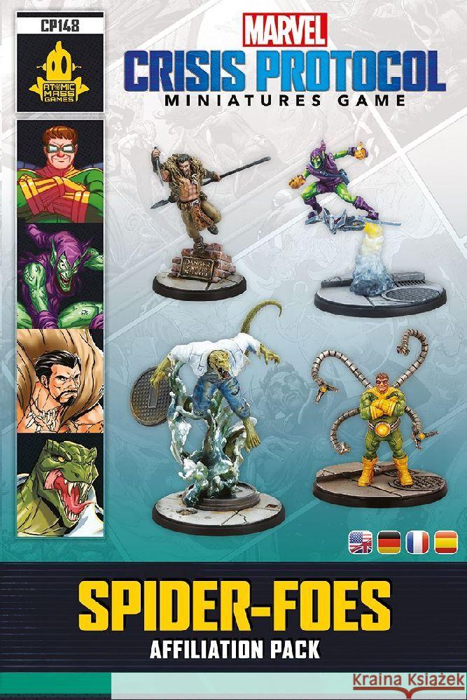 Marvel: Crisis Protocol  Spider-Foes Affiliation Pack Shick, Will, Pagani, Will 0841333122621 Atomic Mass Games