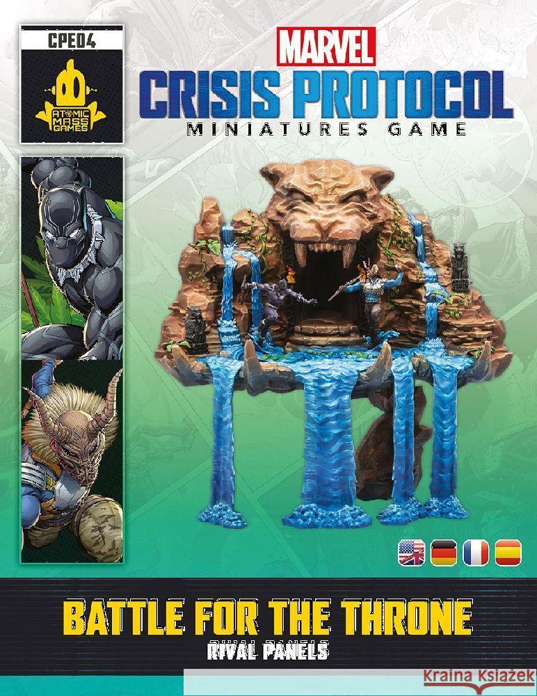 Marvel: Crisis Protocol - Rival Panels: Battle for the Throne (Rivalenset Kampf um den Thron) Shick, Will, Pagani, Will 0841333123253 Atomic Mass Games