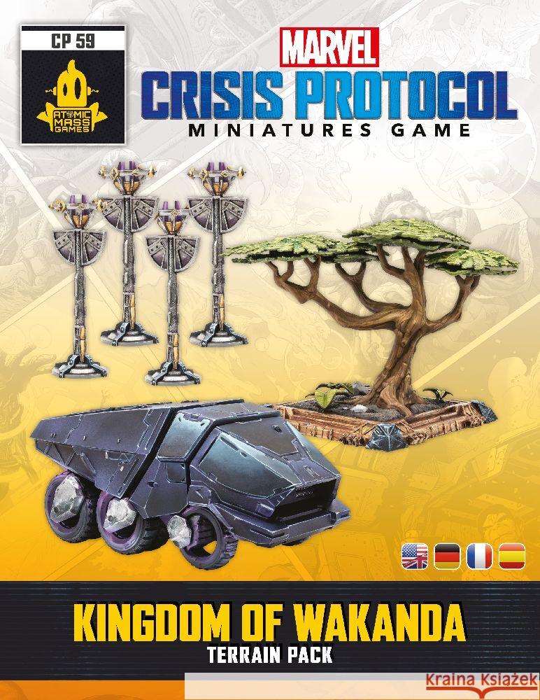 Marvel: Crisis Protocol - Kingdom of Wakanda Terrain Pack (Geländeset Königreich Wakanda) Shick, Will, Pagani, Will 0841333124069 Atomic Mass Games