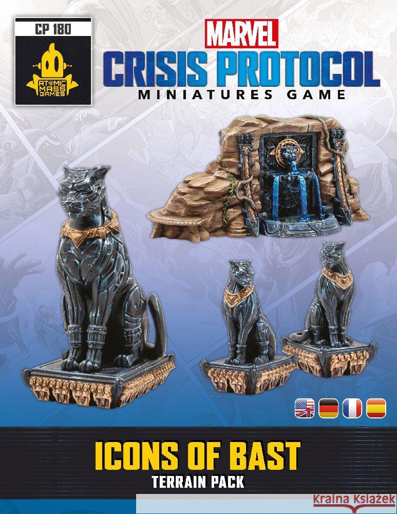 Marvel: Crisis Protocol - Icons of Bast Terrain Pack (Geländeset Ikonen von Bast) Shick, Will, Pagani, Will 0841333124076 Atomic Mass Games