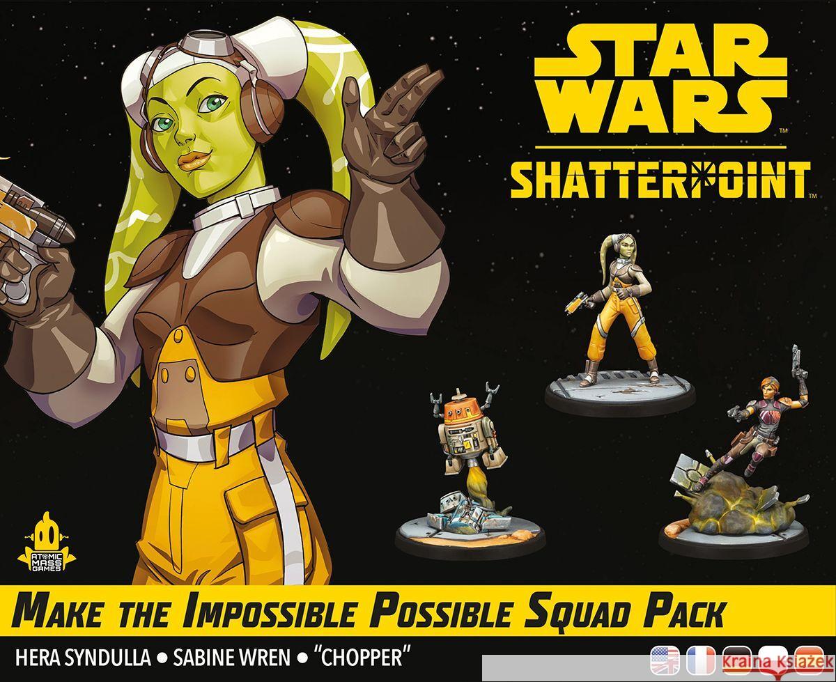 Star Wars: Shatterpoint  Make The Impossible Possible Squad Pack (Das Unmögliche möglich machen) Shick, Will 0841333125080 Atomic Mass Games